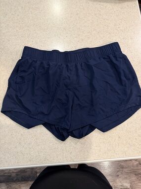 Avia Navy Athletic Running Shorts for Women